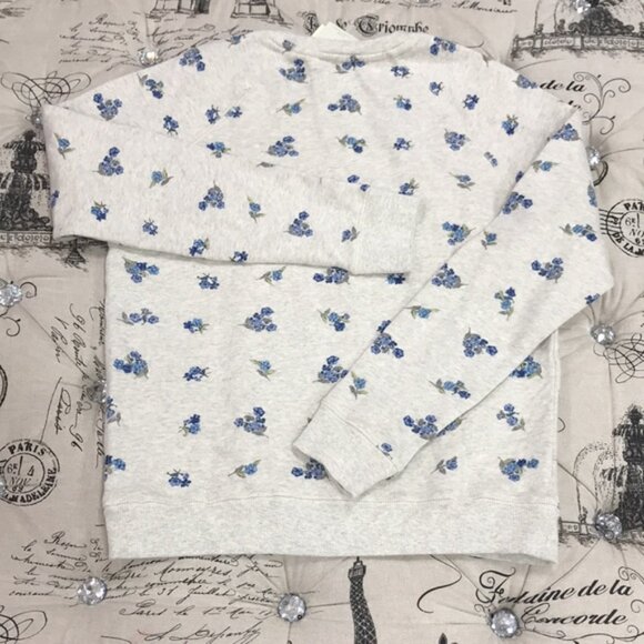 Lucky Brand Allover Embroidered Sweatshir - Picture 7 of 7